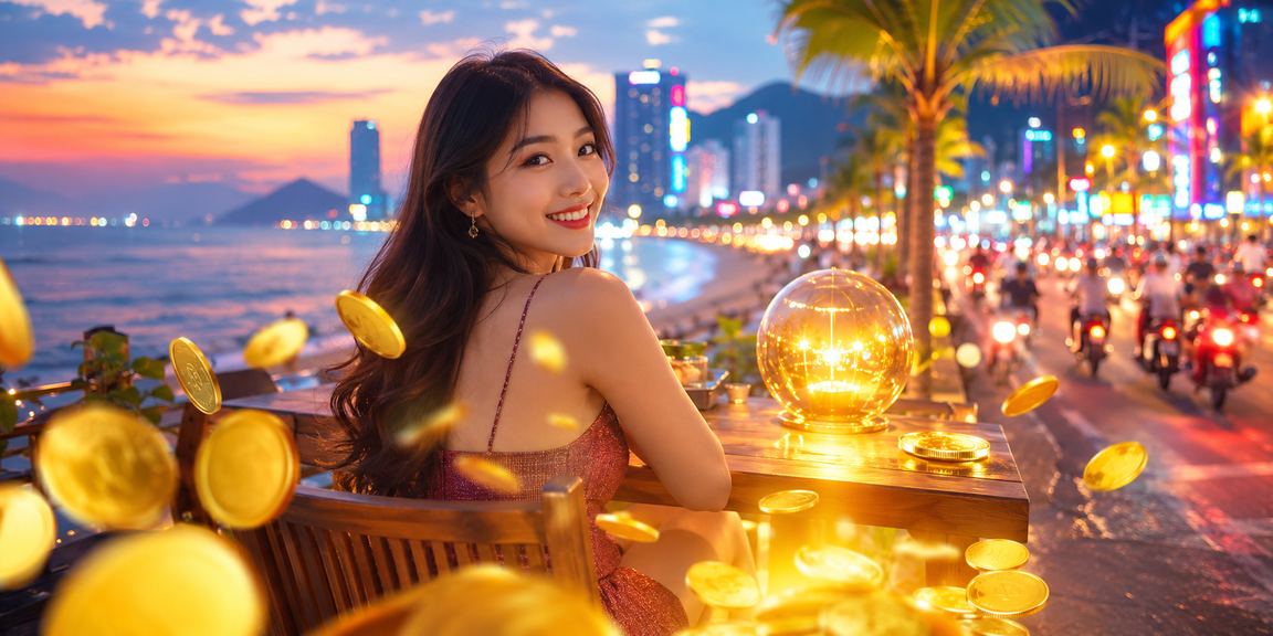 Người dùng tại Đà Nẵng uống cà phê và tra cứu thông tin bảo mật tài khoản trên điện thoại