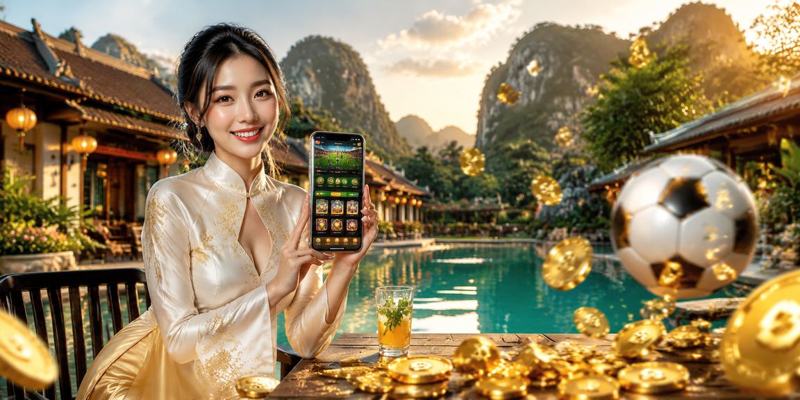 Phụ nữ mặc áo dài tại Ninh Bình sử dụng ứng dụng casino kiểm tra giao dịch tài khoản